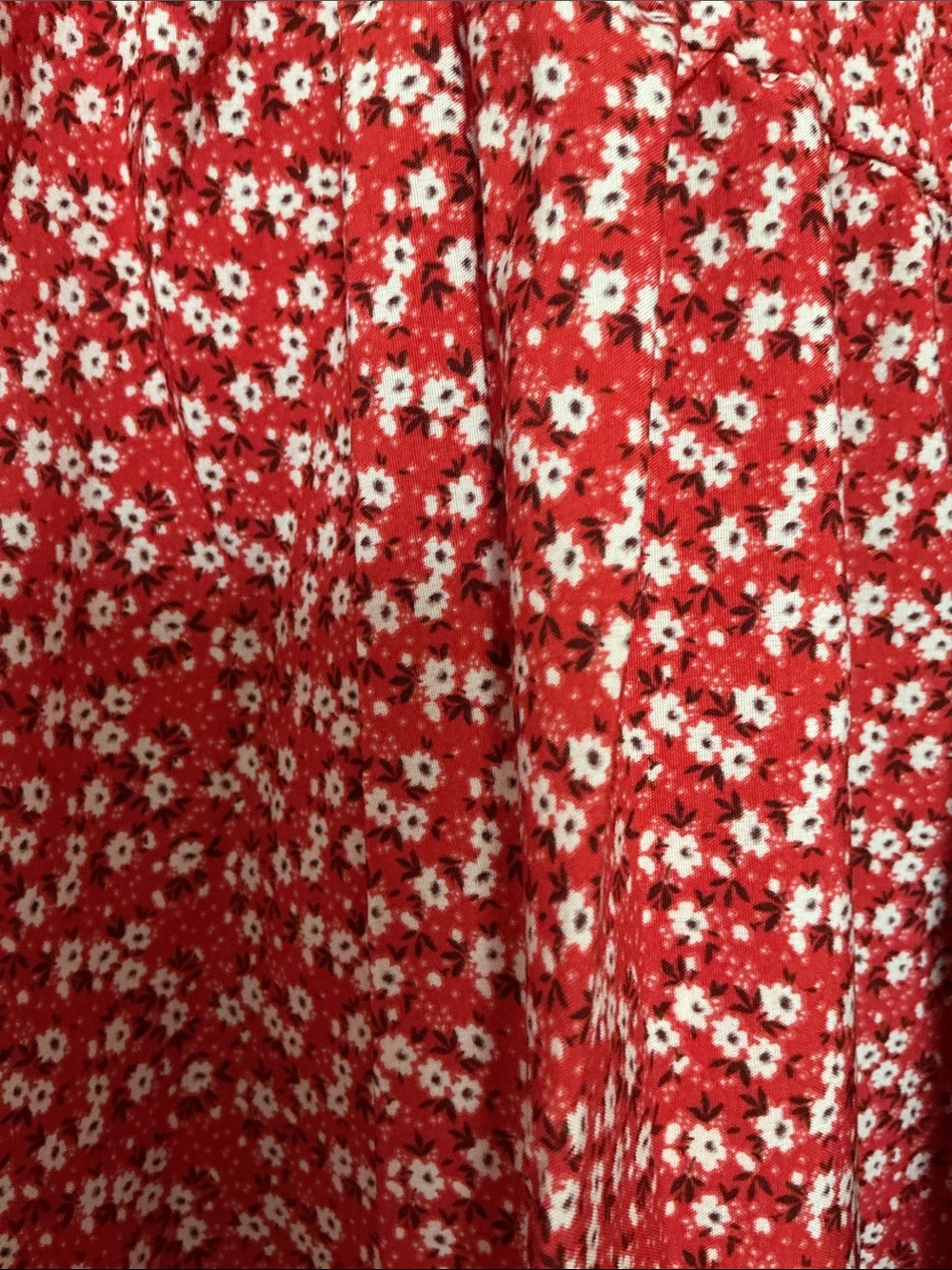 Red Floral Tie-Back Babydoll Dress or Top
Plus Size 2X - Picture 2 of 3